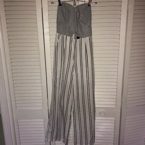 Fashion Nova Contrast Striped Jumpsuit